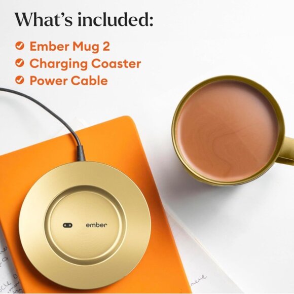Ember Temperature Controlled Smart Mug 2, 10 oz, Gold - Picture 2 of 2